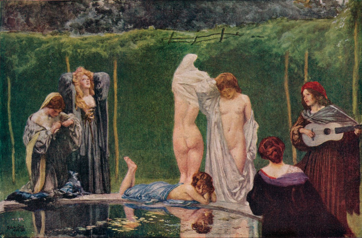 La Piscine - Robert Anning Bell