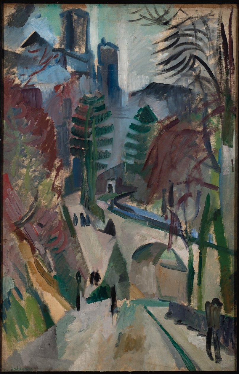 Paysage de Laon - Robert Delaunay