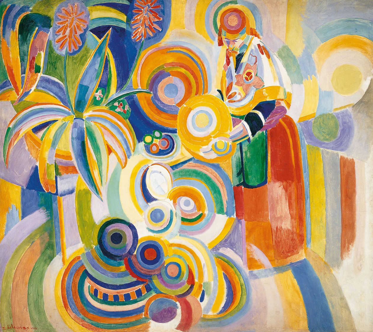 Femme portugaise, 1916 - Robert Delaunay