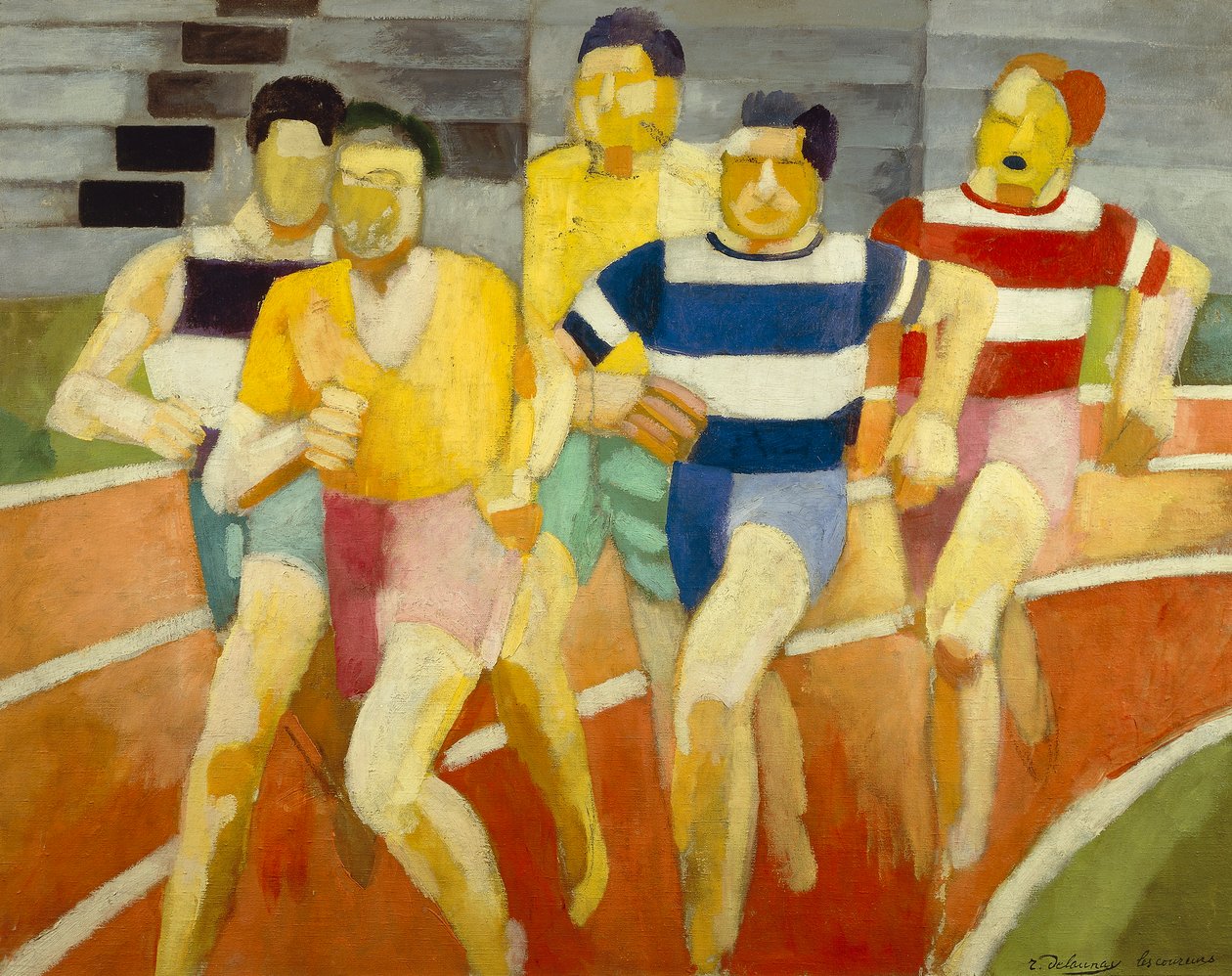 Les coureurs, vers 1924 - Robert Delaunay