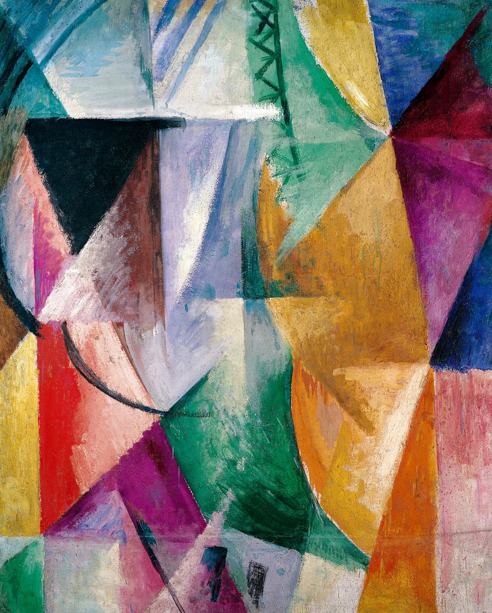 Fenêtre, étude pour trois fenêtres - Robert Delaunay