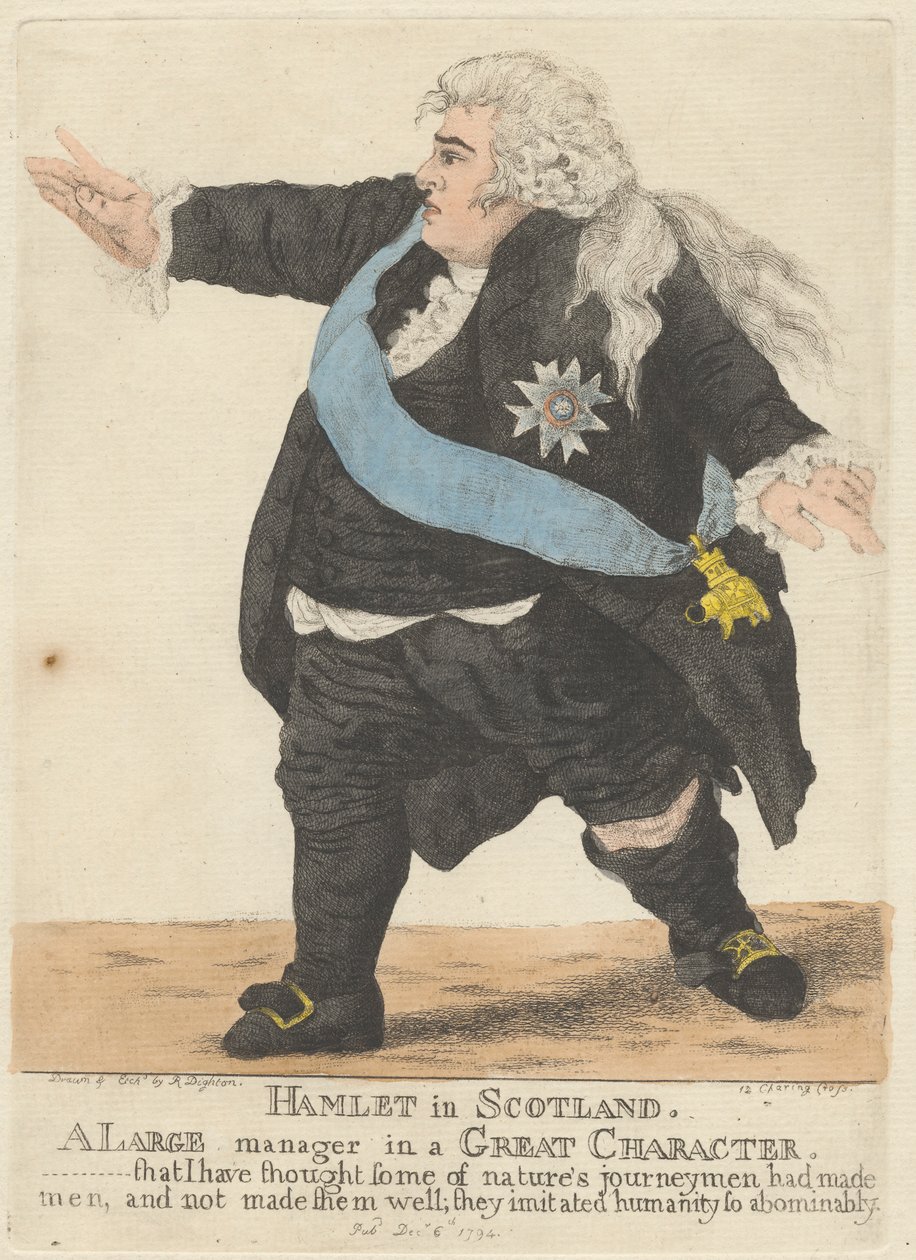 Hamlet en Écosse - Robert Dighton