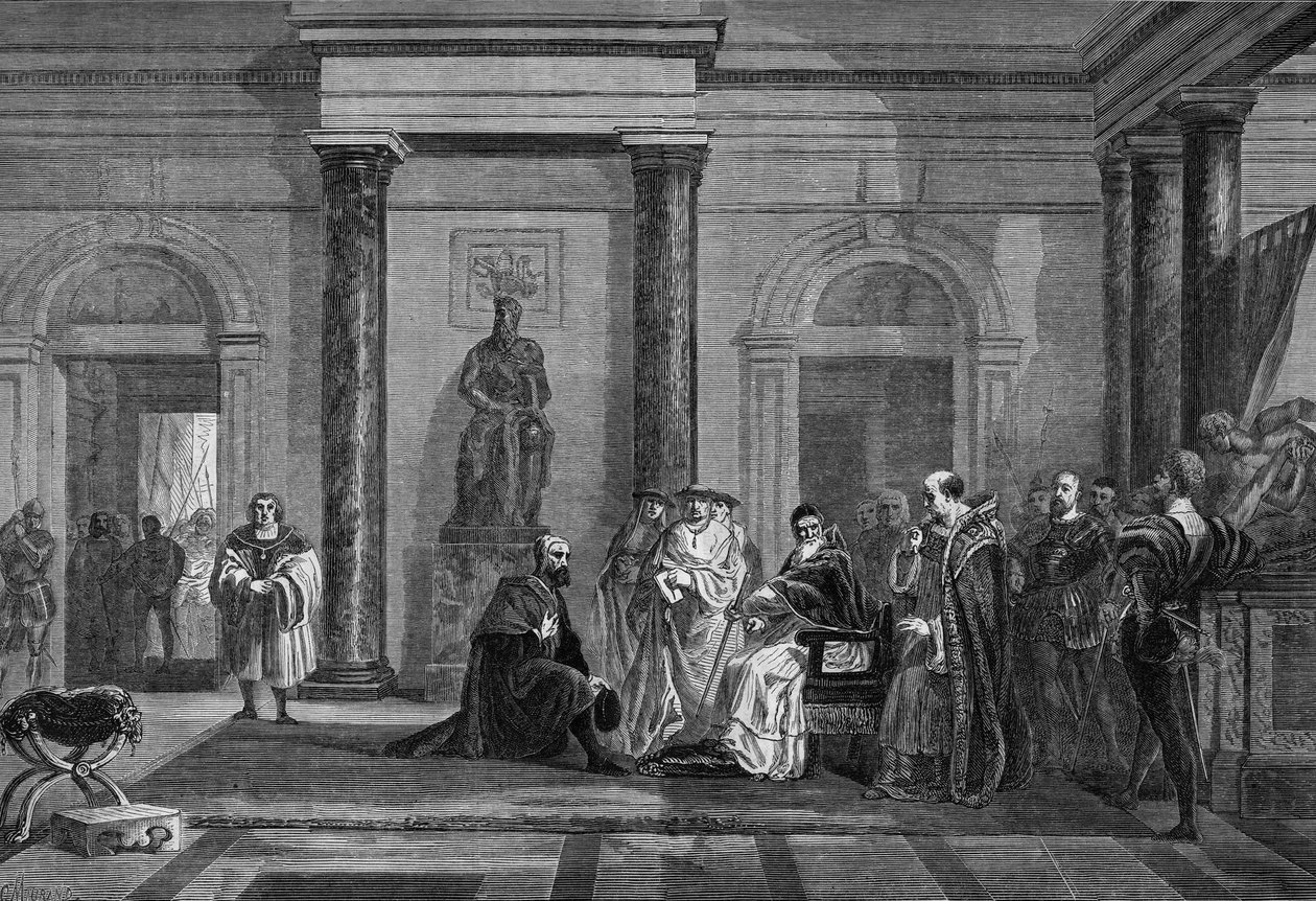 Pape Jules II (Giulio II) - Robert Fleury