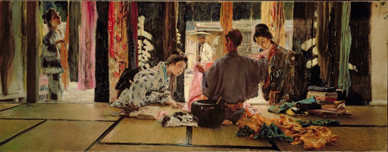 Le Marchand de soie, 1890-93 - Robert Frederick Blum