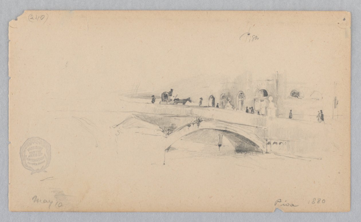 Vue de Pise, Italie - Robert Frederick Blum