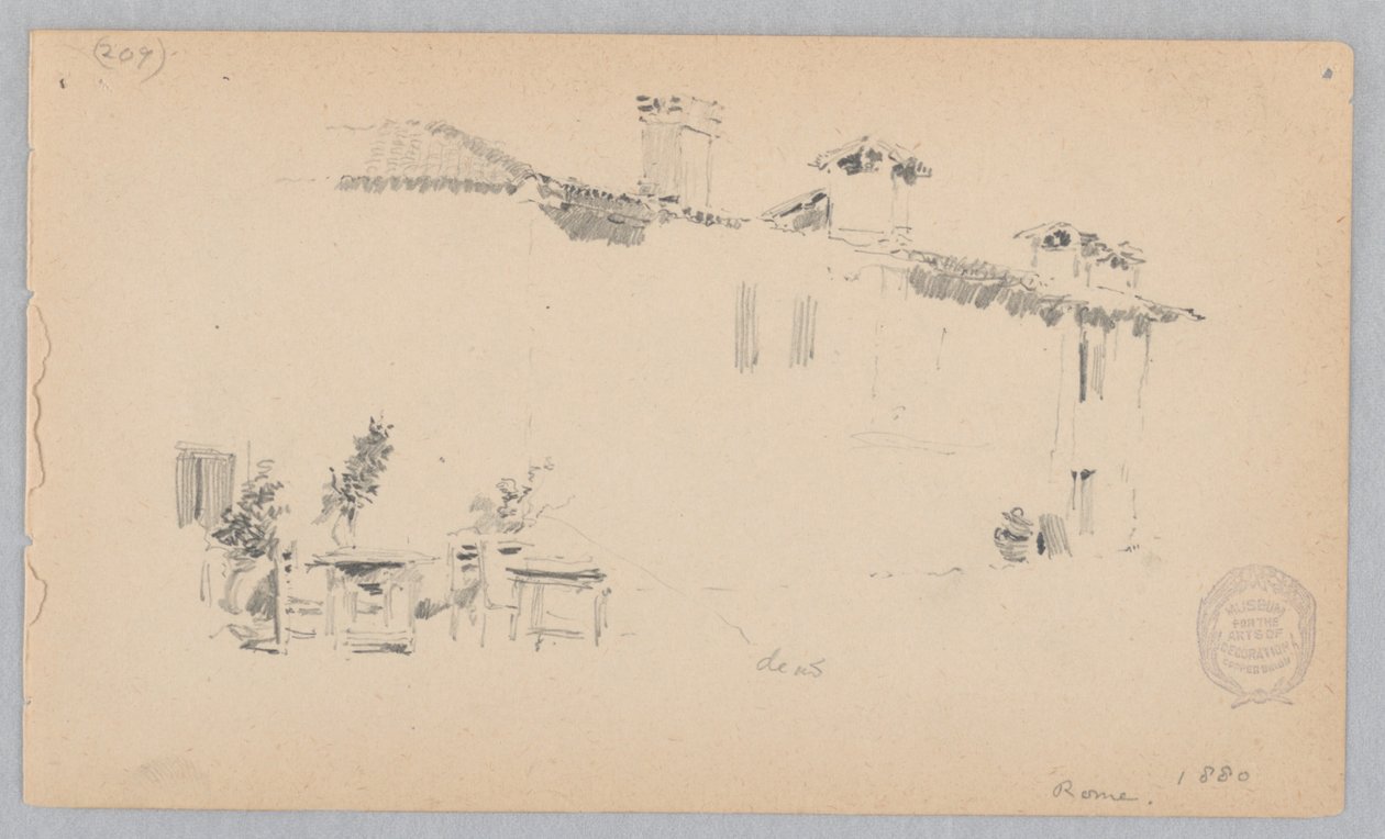 Vue de Rome, Italie - Robert Frederick Blum