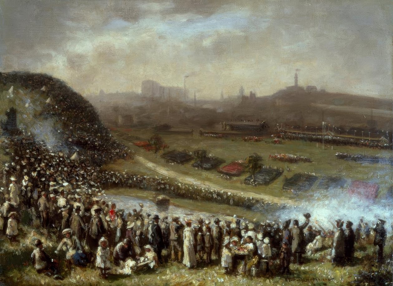 R.G. Hutchison, Aux courses, Glasgow - Robert Gemmell Hutchison