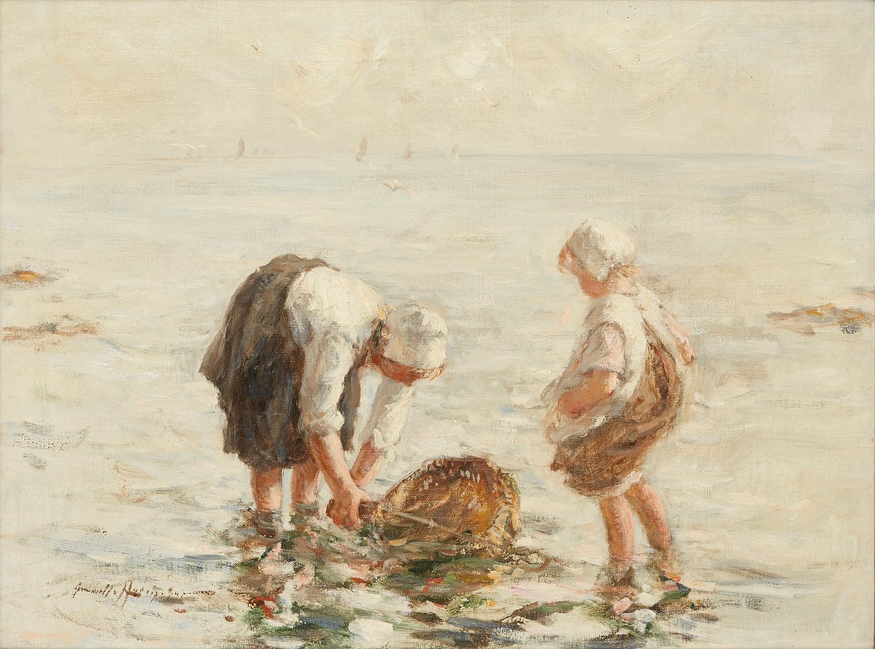 Pêche aux crevettes - Robert Gemmell Hutchison