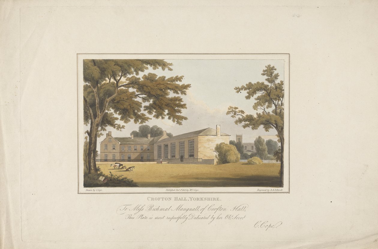 Crofton Hall, Yorkshire - Robert Havell