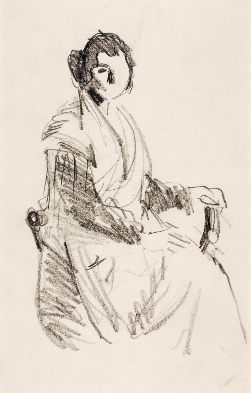 Femme assise - Robert Henri