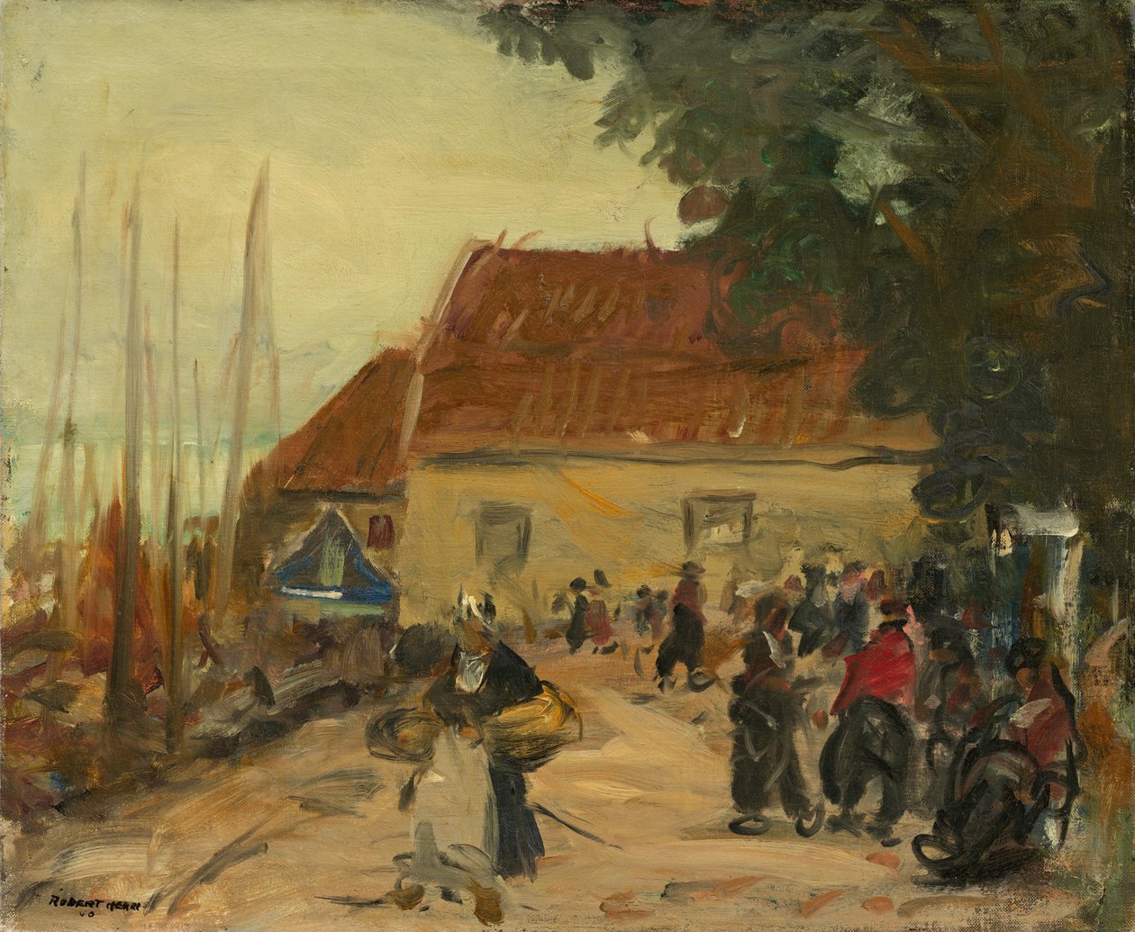 Scène de rue à Volendam - Robert Henri