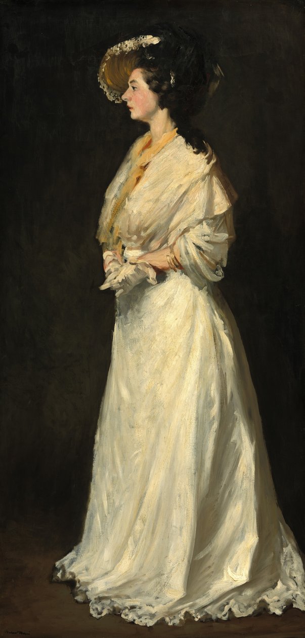 Jeune Femme en Blanc, 1904 - Robert Henri