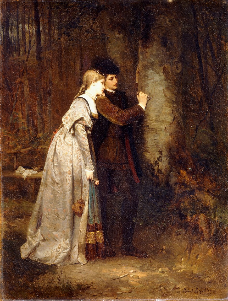 Amoureux dans un bois sylvestre - Robert Julius Beyschlag