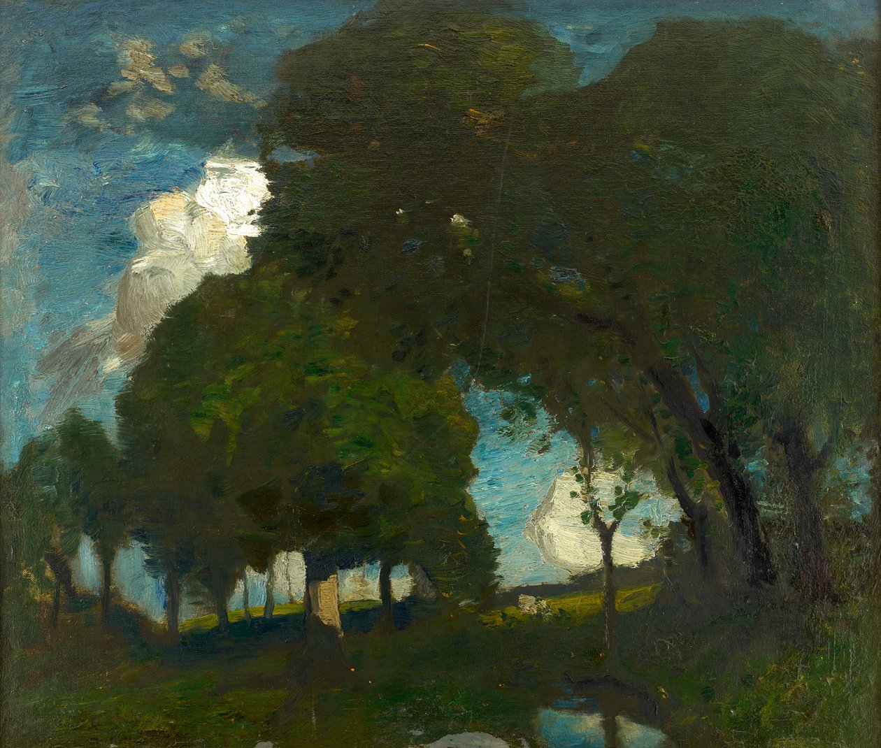 Forêt au clair de lune - Robert Macaulay Stevenson