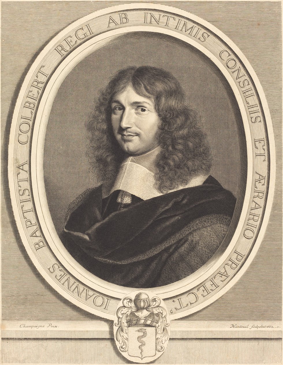 Jean-Baptiste Colbert - Robert Nanteuil after Philippe de Champaigne