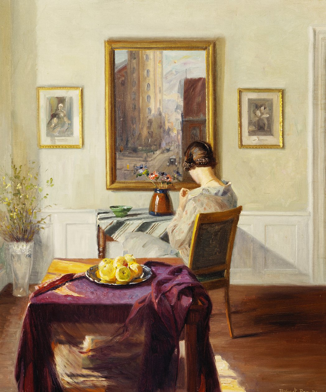 Une femme dans un intérieur - Robert Panitzsch