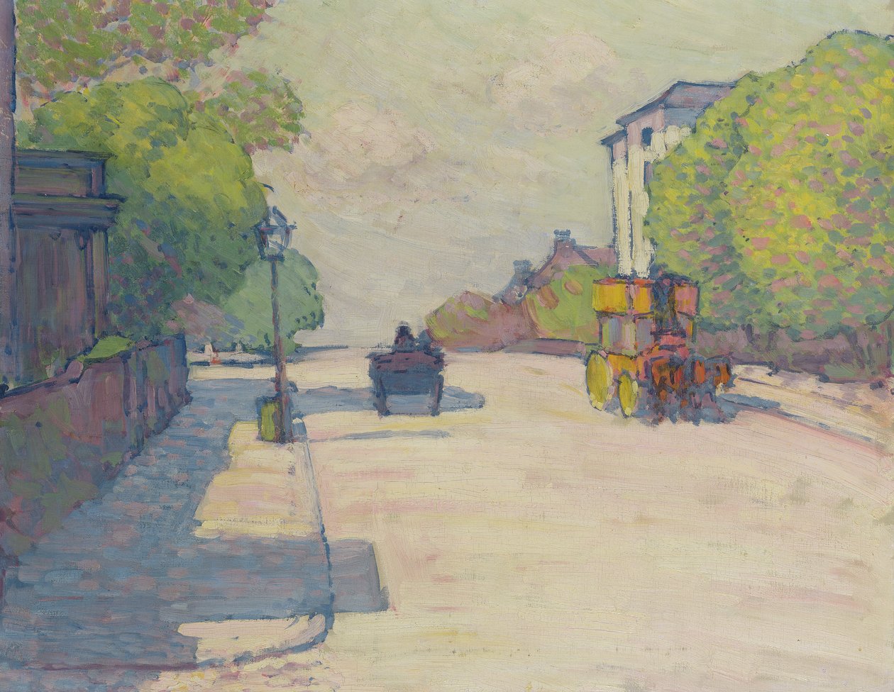 Adelaide Road sous le soleil, 1910 - Robert Polhill Bevan