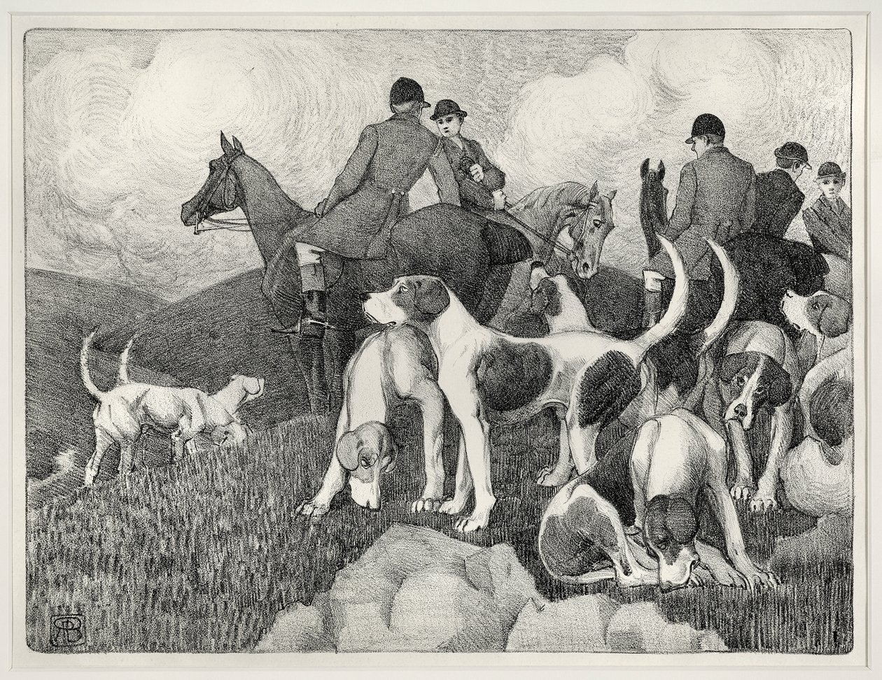 Scène de chasse - Robert Polhill Bevan