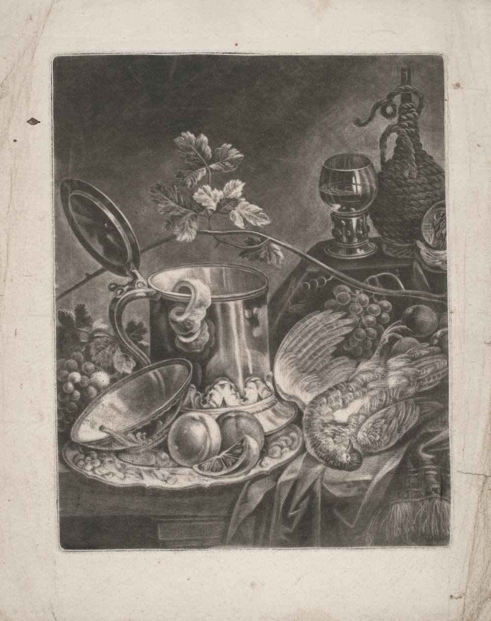 Nature morte avec chope et plat de dessert - Robert Robinson