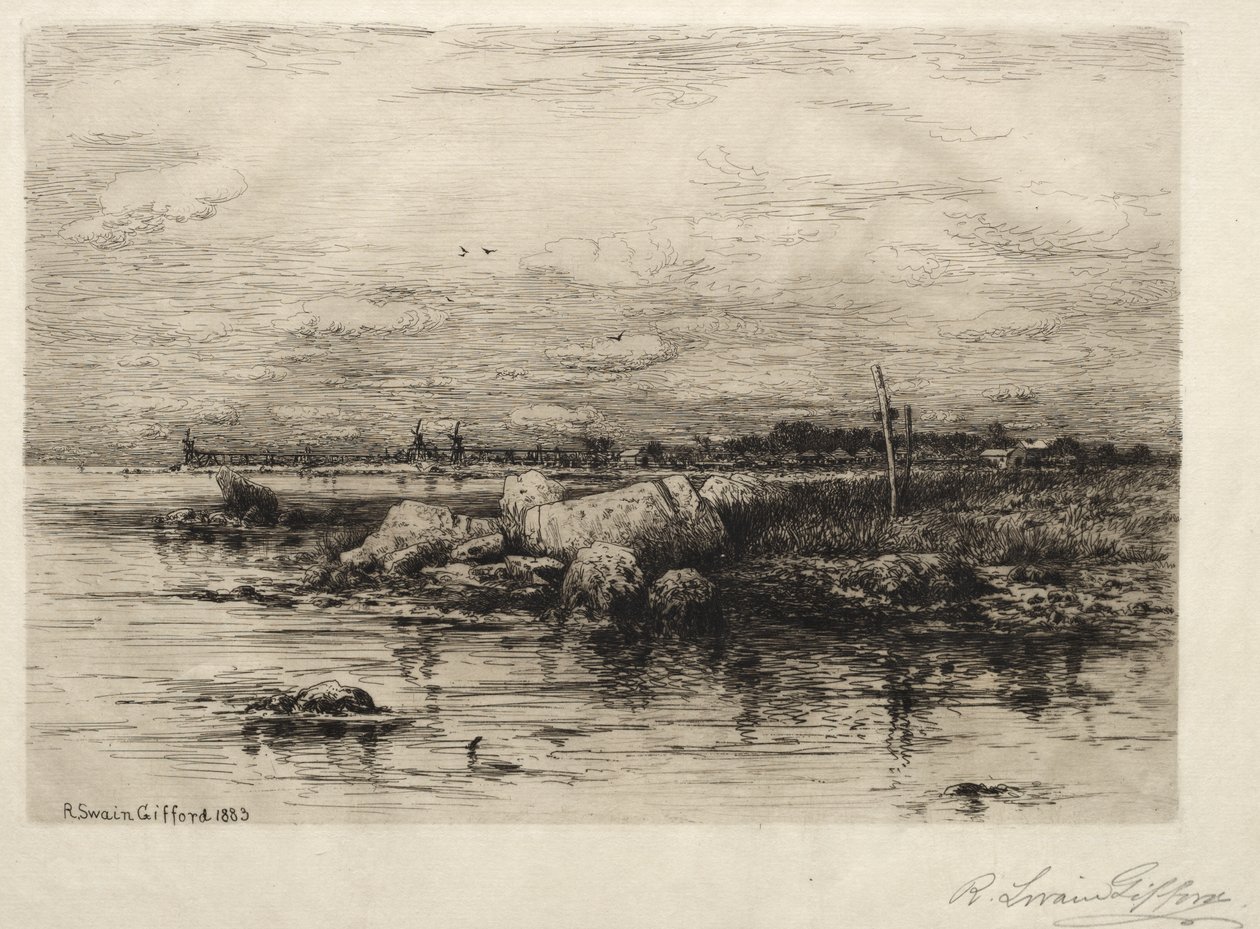 Embouchure de la rivière Apponaganasett - Robert Swain Gifford