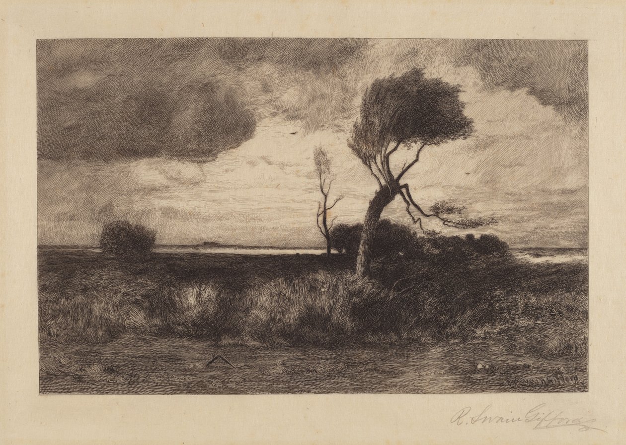 Près de la côte [grande plaque] - Robert Swain Gifford