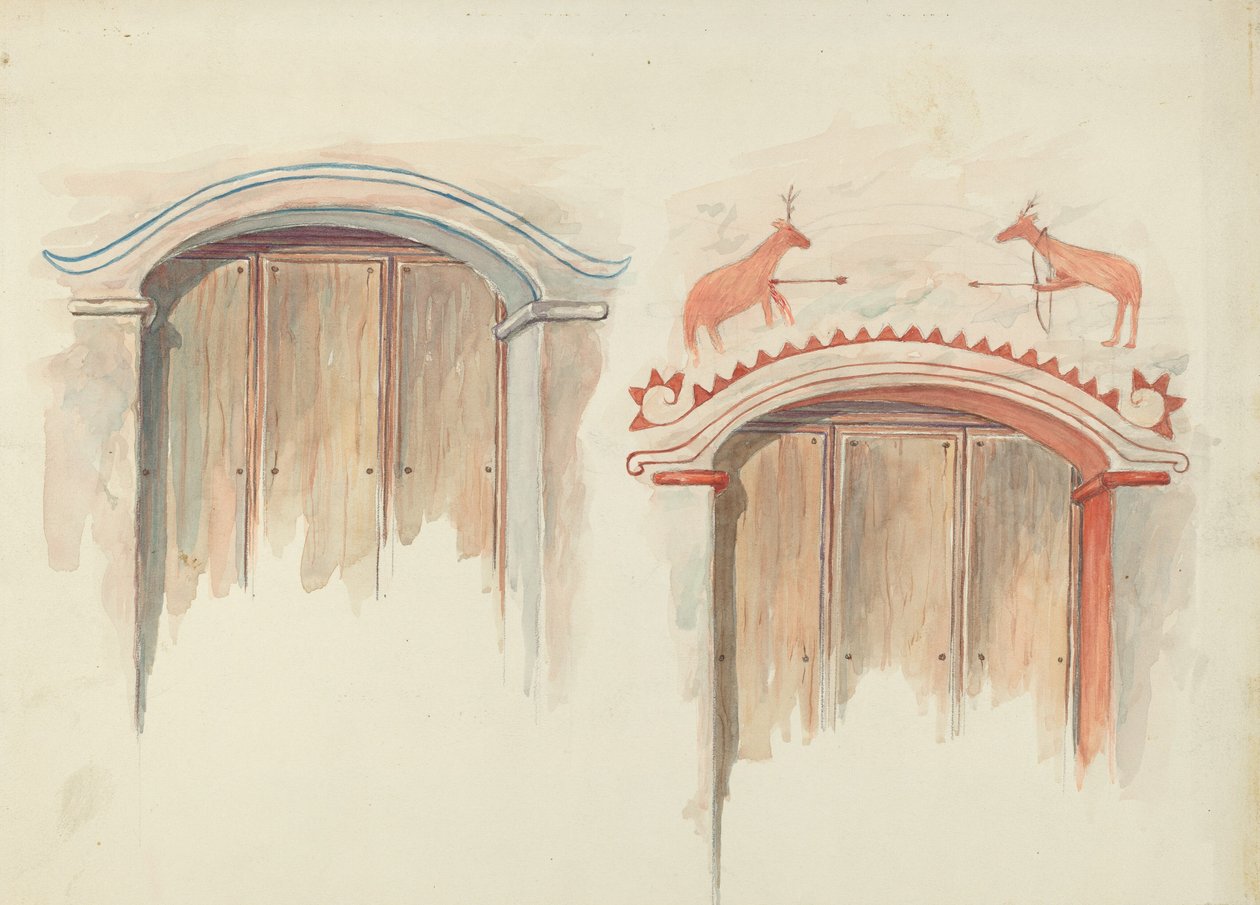 Dessin de restauration - Robert W.R. Taylor