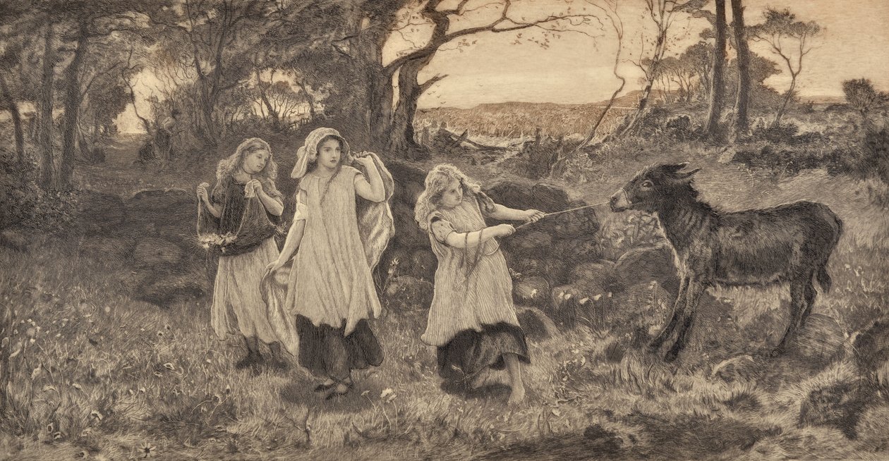 Trois filles et un âne - Robert Walker Macbeth