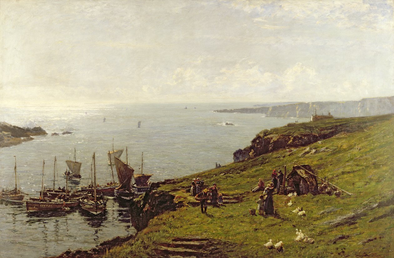 Sur la mer ensoleillée - Robert Weir Allan