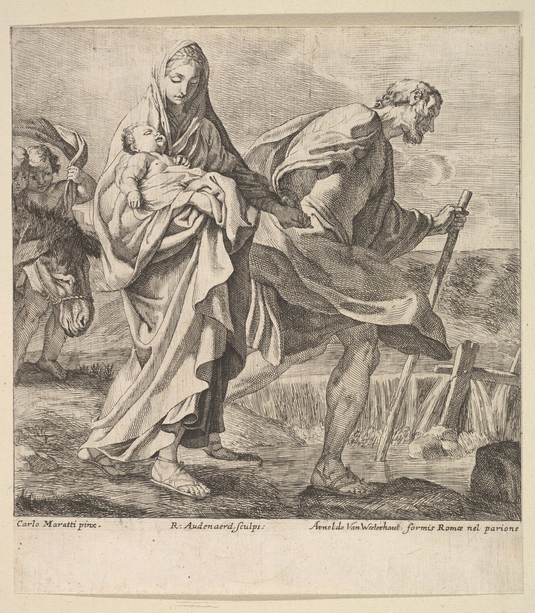 Fuite en Égypte - Robert van Audenaerde