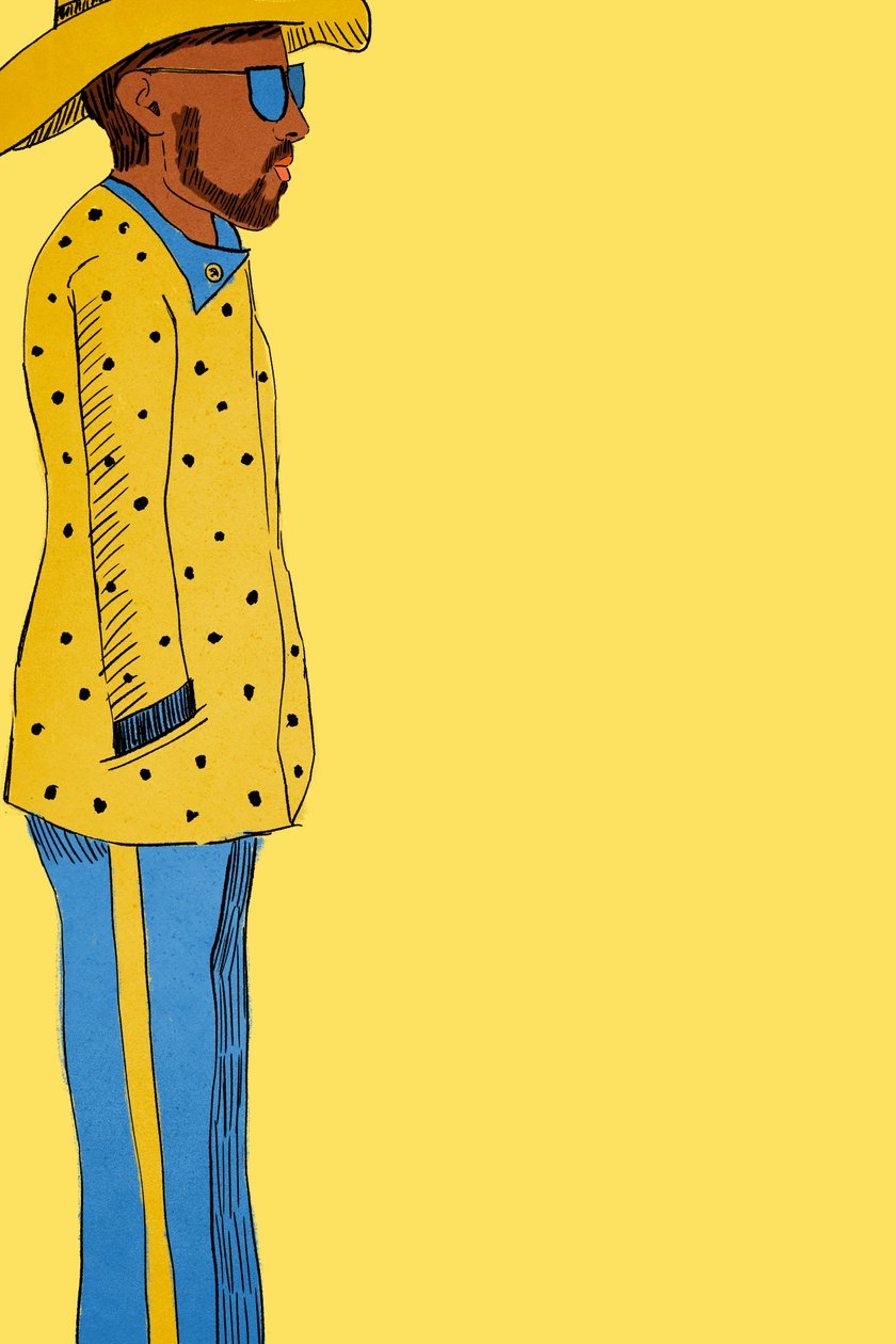 Homme en Costume Jaune, 2022 - Roberta Murray