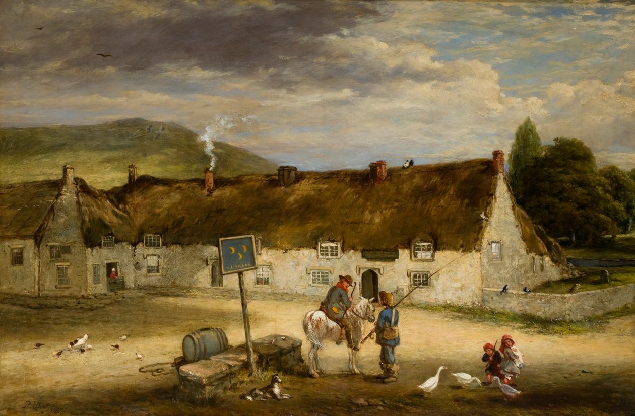 Les Trois Demi-Lunes, Rothbury, 1887 - Robinson Elliott