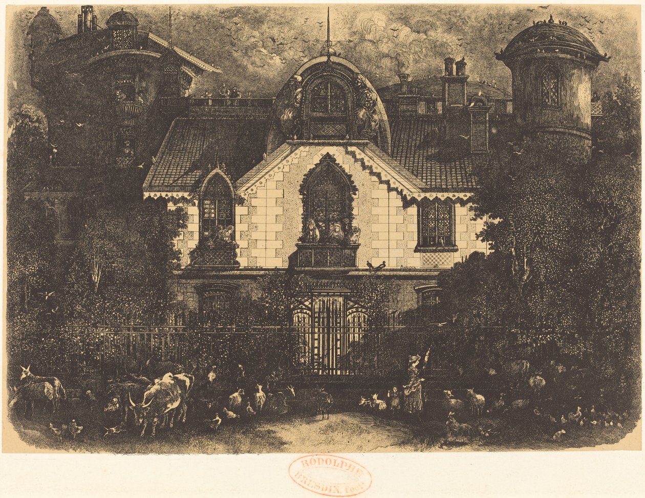 La Maison Enchantée - Rodolphe Bresdin