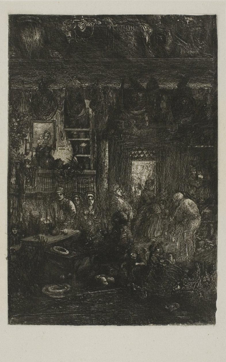 Intérieur moldave - Rodolphe Bresdin