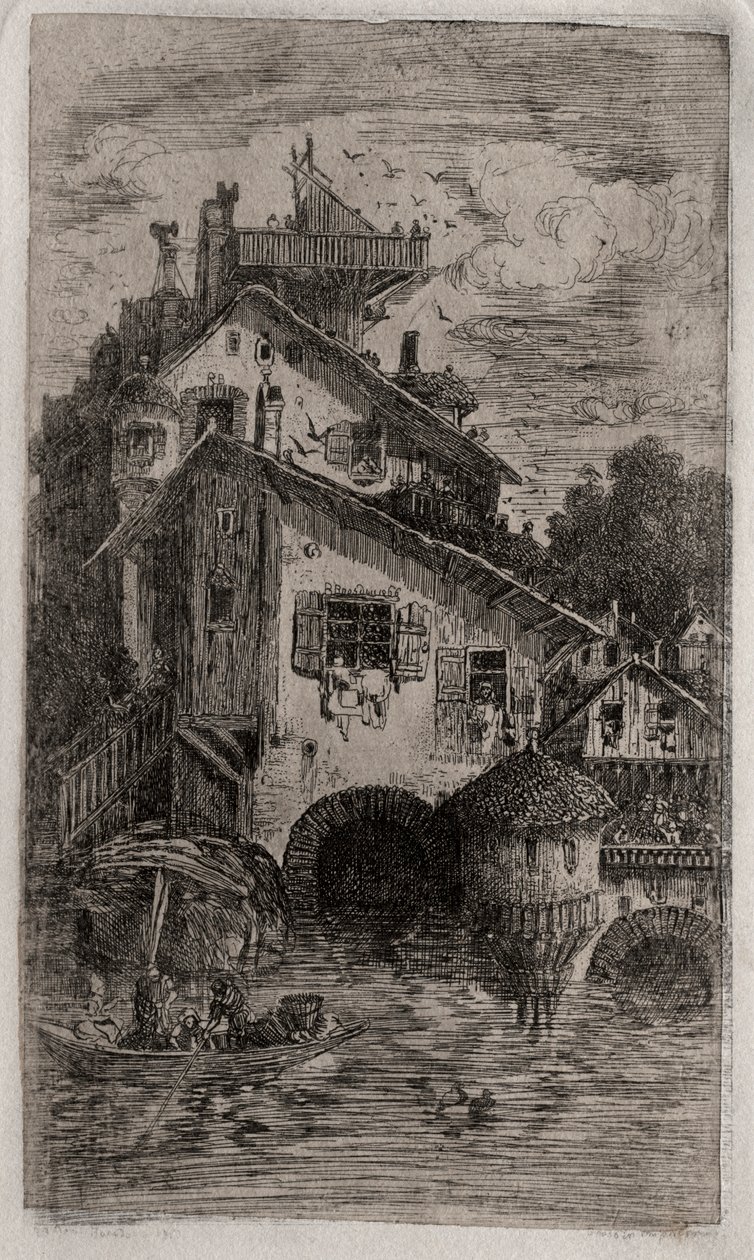 Le Moulin - Rodolphe Bresdin