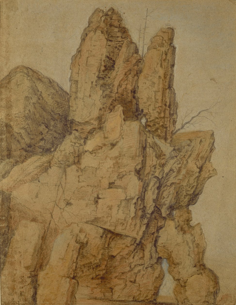 Montagne rocheuse - Roelandt Jacobsz. Savery