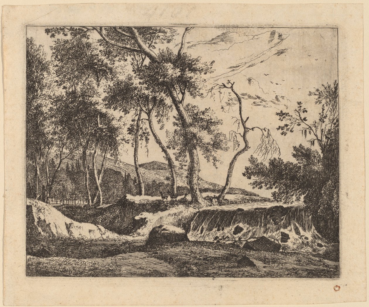 La cascade : pl.6 - Roelant Roghman and Melchior Küsel