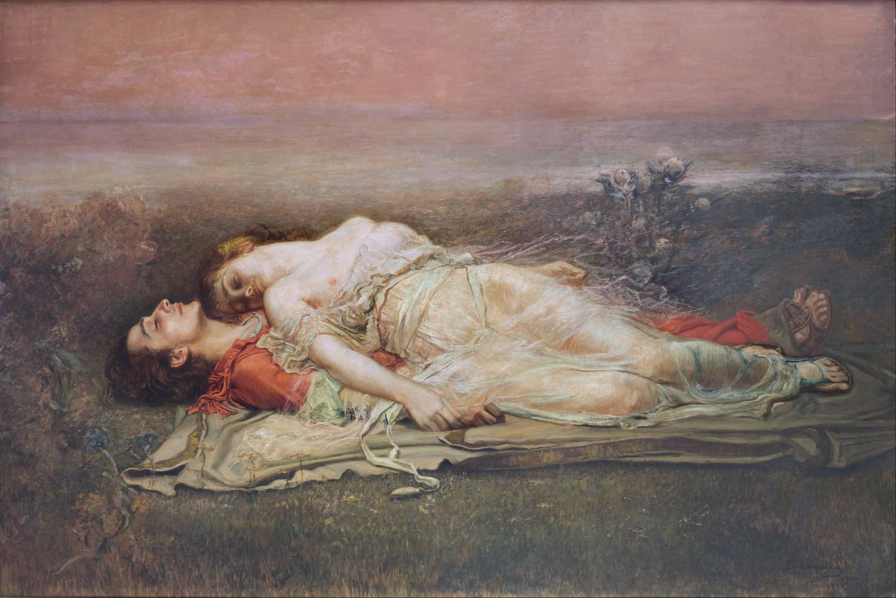 Tristan et Isolde (Mort) - Rogelio de Egusquiza