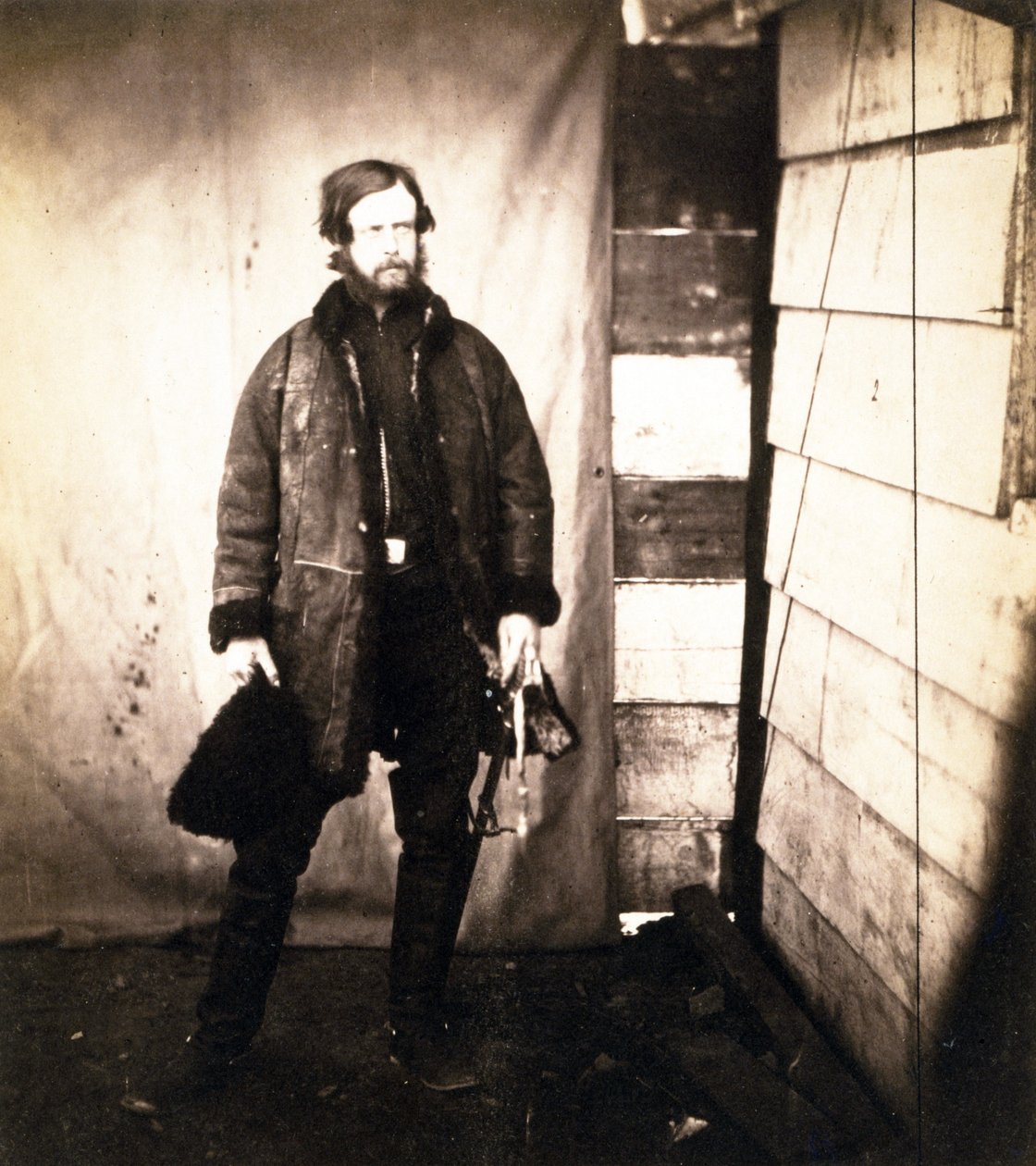 Capitaine Alexander Leslie-Melville, des Grenadier Guards, c.1855 - Roger Fenton