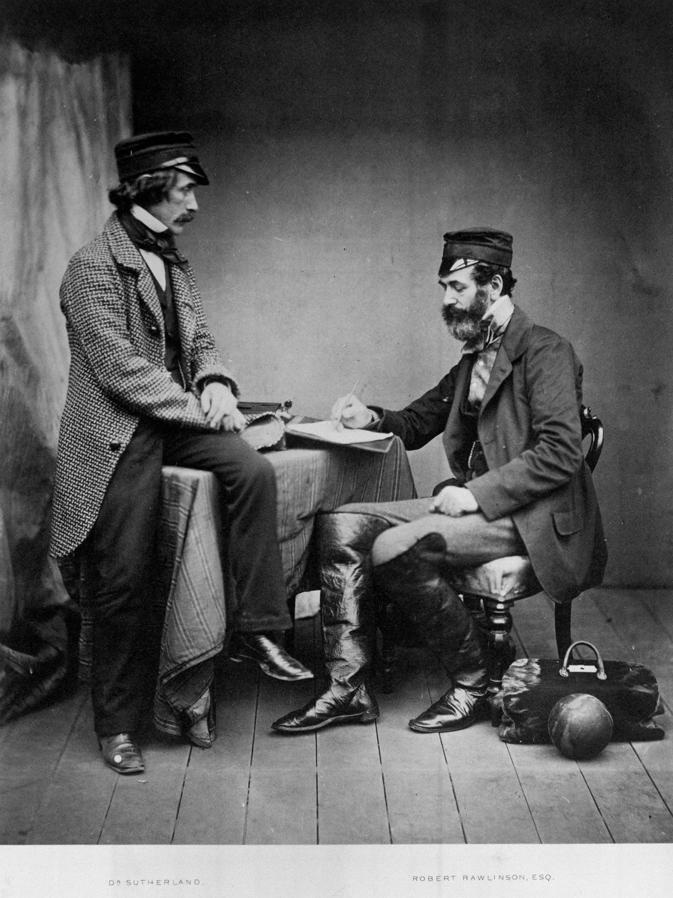 Dr Sutherland et Robert Rawlinson, 1855 - Roger Fenton