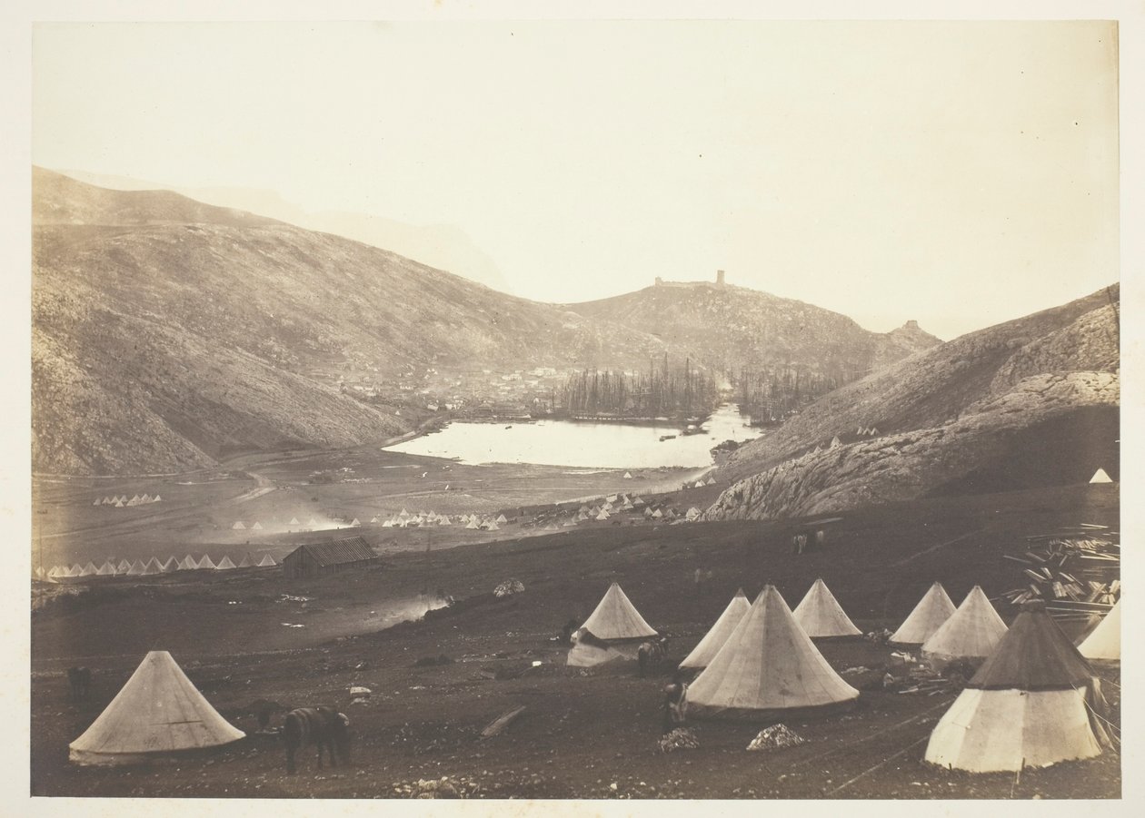 Balaklava depuis la colline de la Garde - Roger Fenton