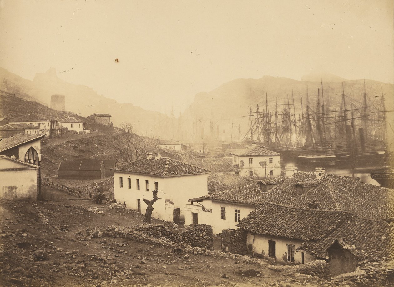 Balaklava, vue sur la mer. - Roger Fenton