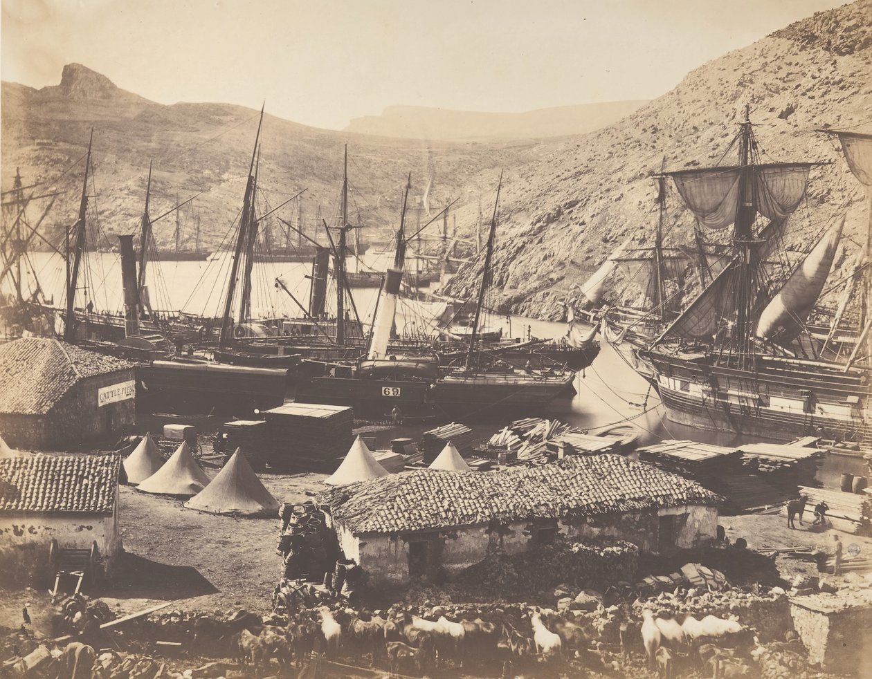 Baie des Cosaques, Balaklava - Roger Fenton