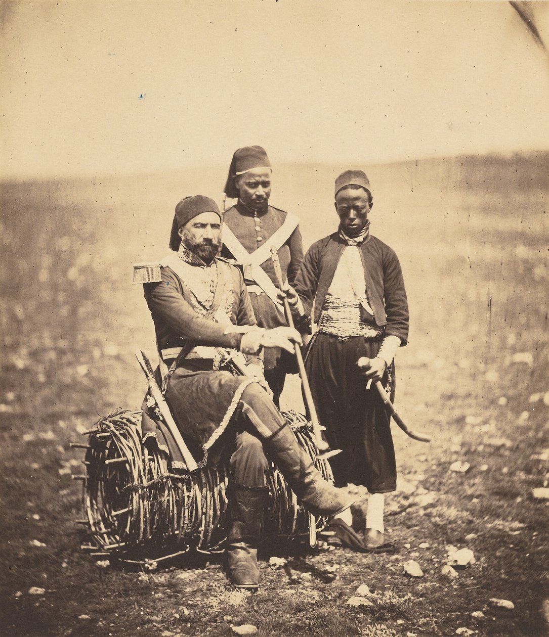 Ismaïl Pacha et ses assistants - Roger Fenton