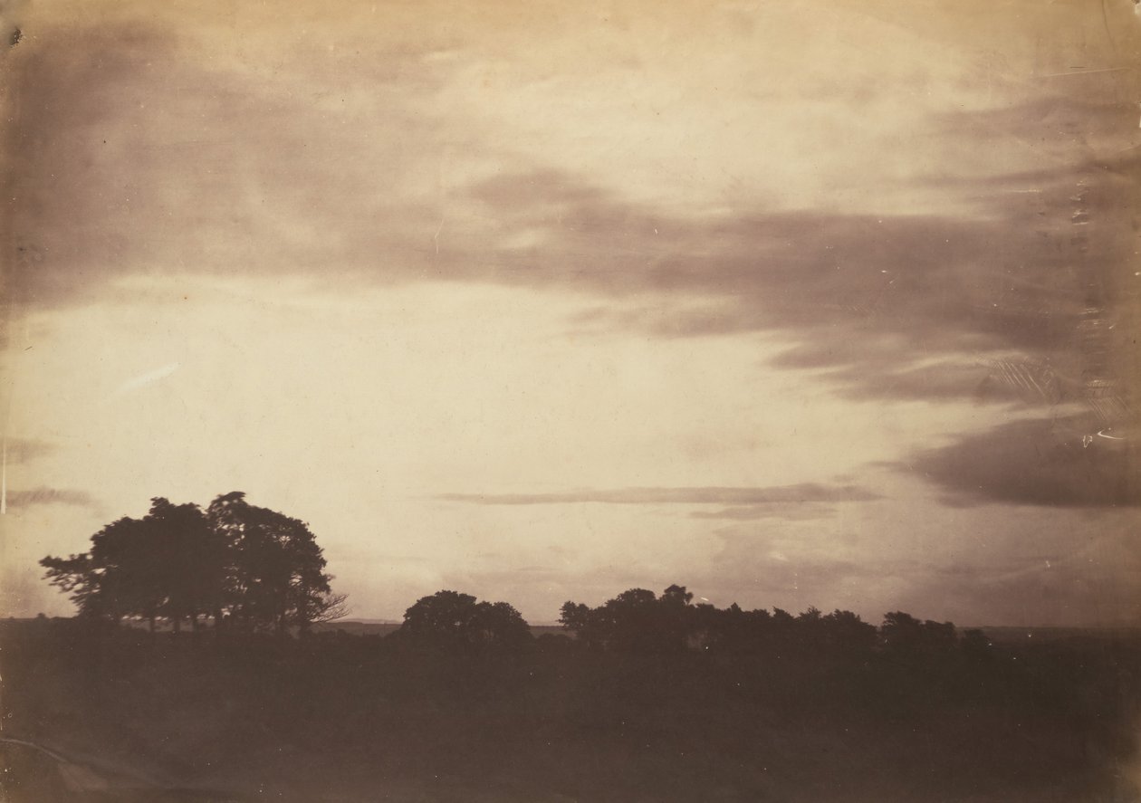 Paysage avec nuages, probablement 1856 - Roger Fenton