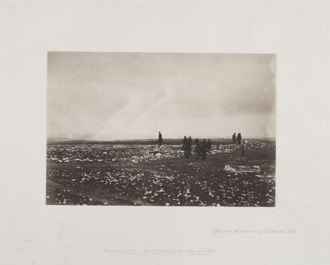 Officiers en Observation à la Colline de Cathcart - Roger Fenton