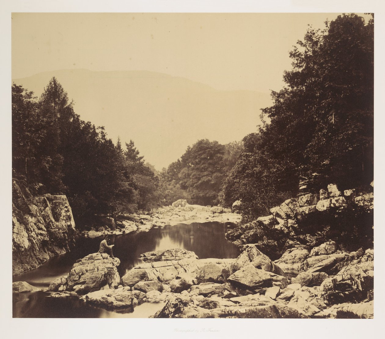 Sur le Llugwy, près de Bettws-y-Coed - Roger Fenton