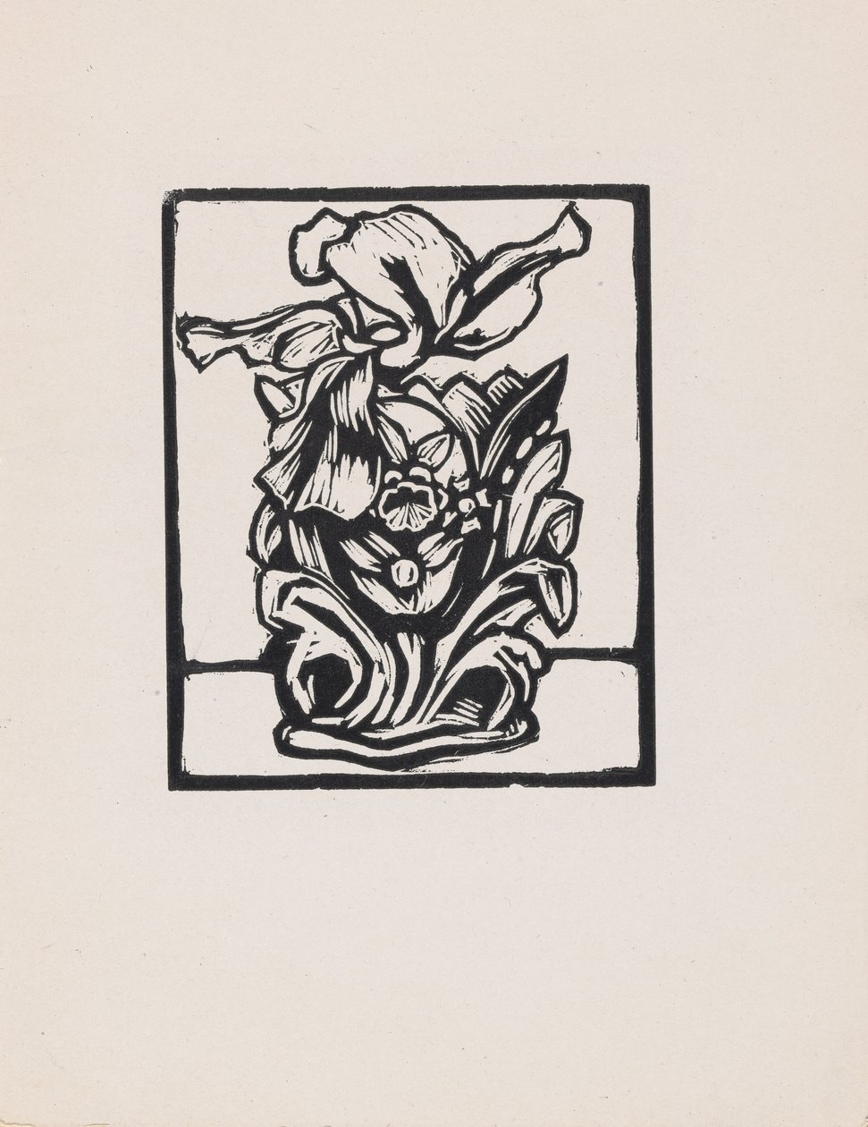 Iris et vase - Roger Fry