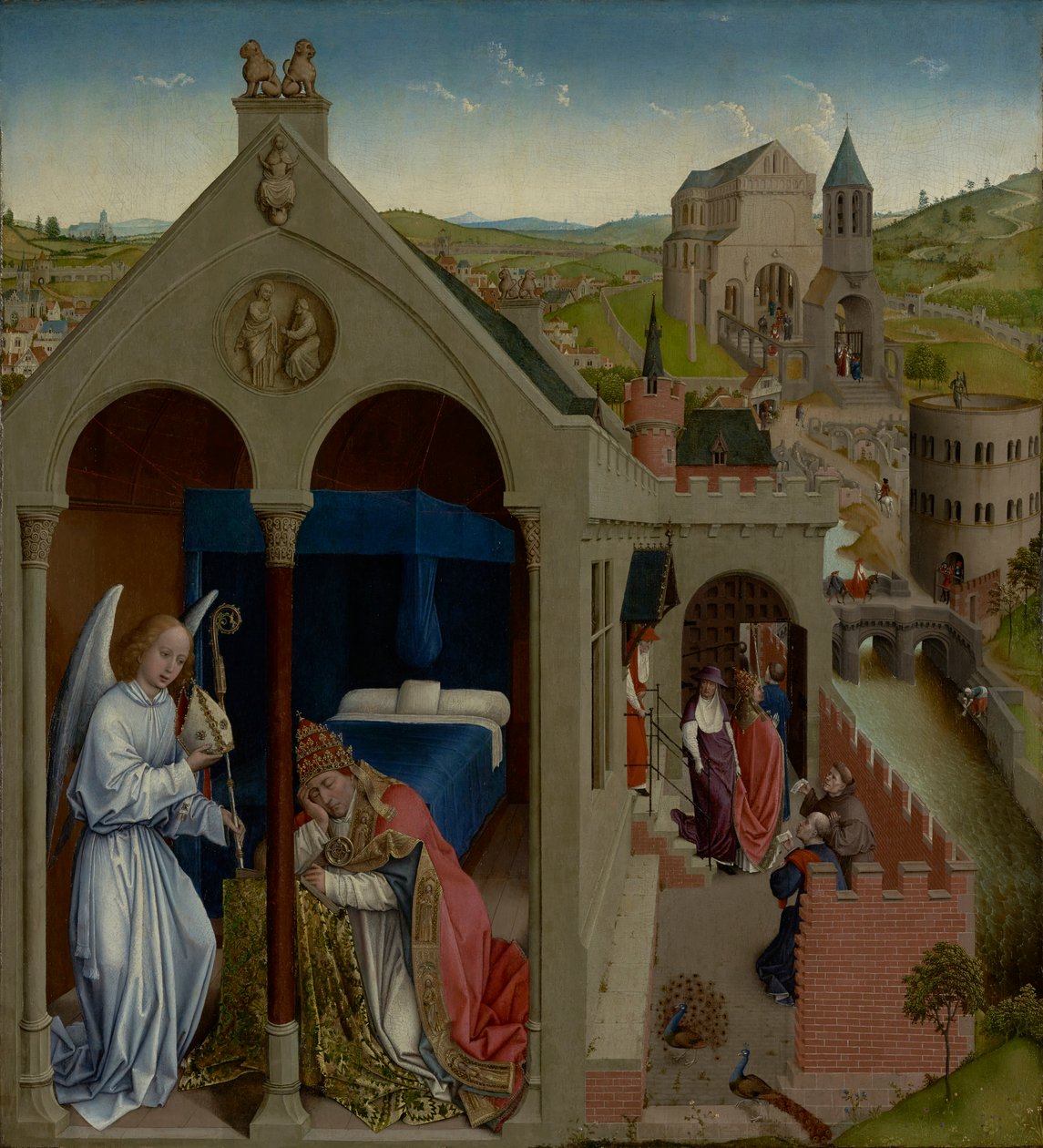 Le Rêve du pape Serge, c.1430 - Rogier van der Weyden