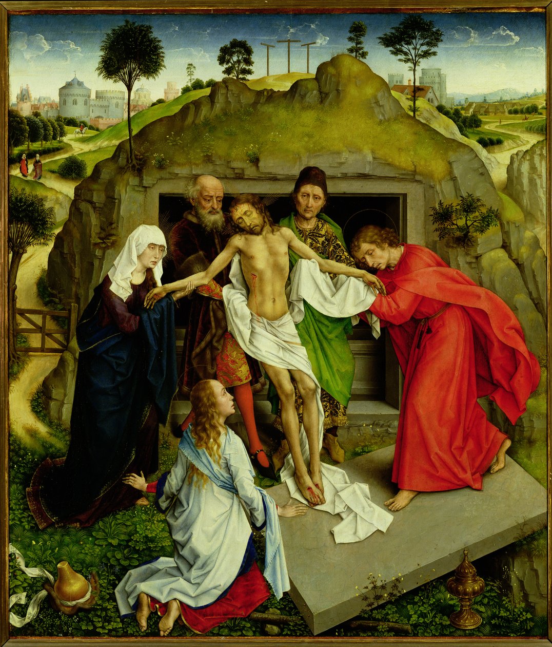 La Mise au Tombeau, c.1450 - Rogier van der Weyden
