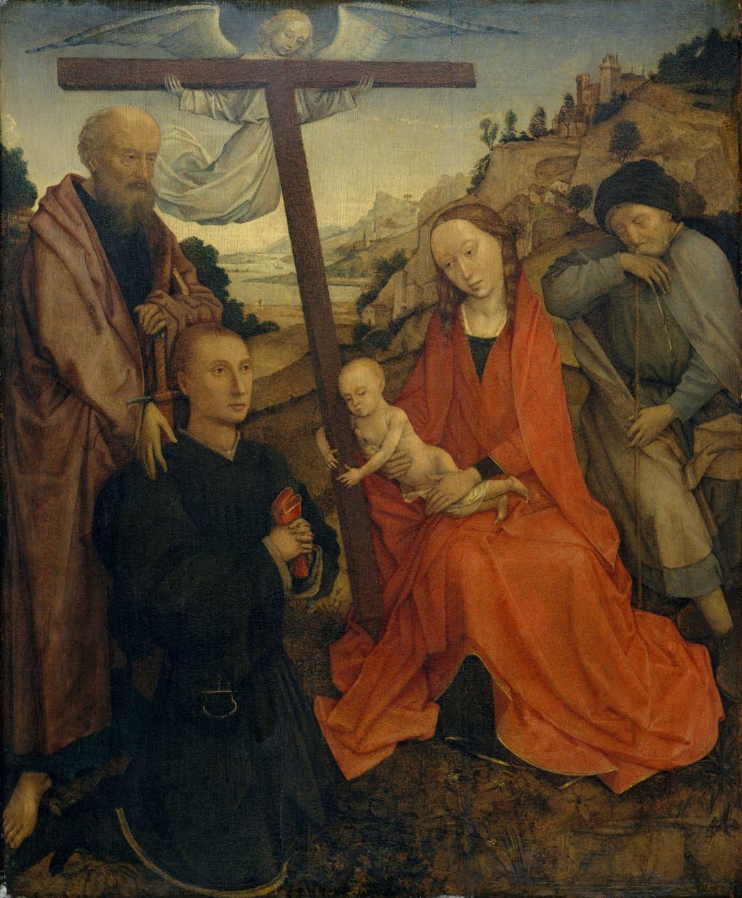 La Sainte Famille avec Saint Paul et un donateur - Rogier van der Weyden
